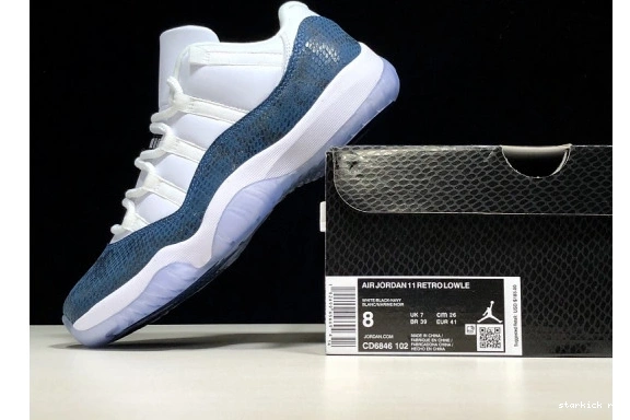 CD6846-102 11 Air Low Jordan 'Blue CD6846-102 Snakeskin' 0113